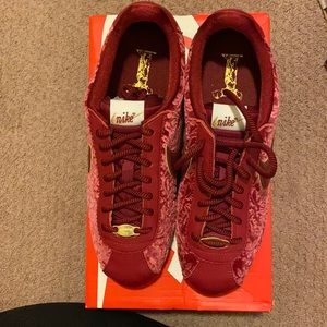 Women’s Size 11.5 Red velvet sneakers